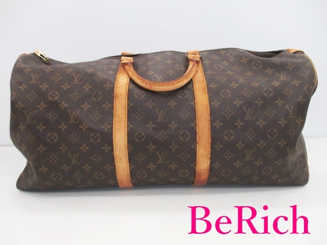 ルイ ヴィトン LOUIS VUITTON ボストンバッグ モノグラム キーポル 60 M41422 PVC レザー ロゴ ハンドバッグ 手提げ トラベル 旅行 鞄 レディース メンズ【中古】【送料無料】 bk8263