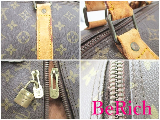 ルイ ヴィトン LOUIS VUITTON ボストンバッグ モノグラム キーポル 60 M41422 PVC レザー ロゴ ハンドバッグ 手提げ トラベル 旅行 鞄 レディース メンズ【中古】【送料無料】 bk8263