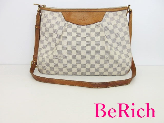 ルイ ヴィトン LOUIS VUITTON ショルダーバッグ N41112 ダミエ アズール シラクーサ MM LV ロゴ 肩掛け 斜め掛け 鞄 【中古】【送料無料】 bk8322