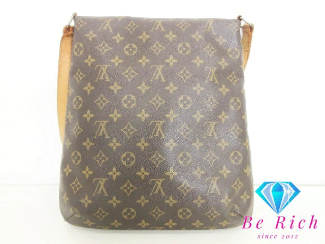 ルイ ヴィトン LOUIS VUITTON ショルダーバッグ モノグラム ミュゼット M51256 ブラウン 茶 ハンドバッグ 肩掛け 斜め掛け バッグ 鞄 メンズ レディース 【中古】【送料無料】 bk8406