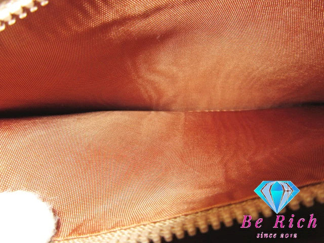 セリーヌ CELINE クラッチバッグ セカンドバッグ マカダム 茶 ブラウン PVC レザー 【中古】【送料無料】 bk8434