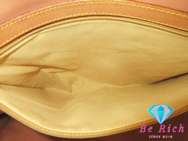 PRIMA CLASSE プリマクラッセ ビジネスブリーフバッグ ジオクラシック ナチュラル キャメル ブラウン PVC レザー 【中古】【送料無料】 bk8495