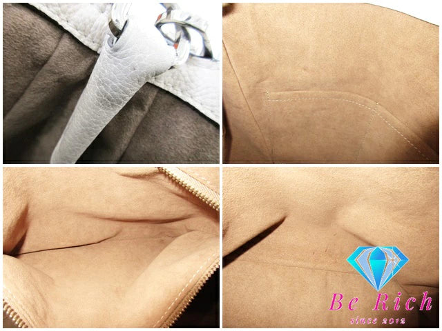 ルイ ヴィトン LOUIS VUITTON マヒナ バビロン PM M51102 ホワイト イヴォワール トートバッグ ショルダーバッグ ロゴ レザー ハンドバッグ 肩掛け 鞄 レディース【中古】【送料無料】 bk8557