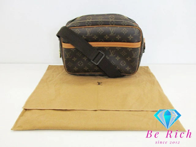 ルイ ヴィトン LOUIS VUITTON ショルダーバッグ モノグラム リポーター PM M45254 ブラウン 茶 ロゴ 肩掛け 斜め掛け 鞄 【中古】【送料無料】 bk8797