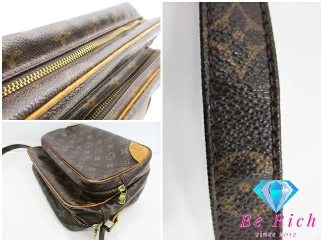 ルイ ヴィトン LOUIS VUITTON ショルダーバッグ モノグラム ナイル M45244 PVC レザー 茶 ブラウン LV ロゴ 肩掛け 斜め掛け 鞄 【中古】【送料無料】 bk8853