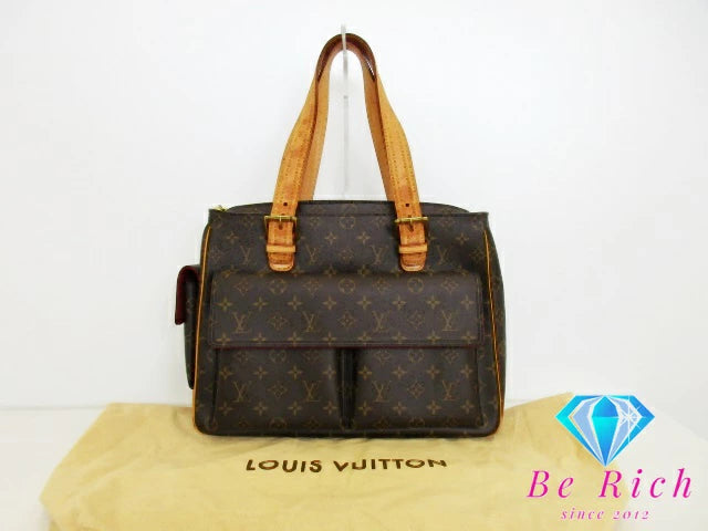 ルイ ヴィトン LOUIS VUITTON ハンドバッグ モノグラム ミュルティプリ シテ M51162 モノグラム LV ロゴ ショルダーバッグ トートバッグ 肩掛け 鞄 廃番 【中古】【送料無料】 bk9150
