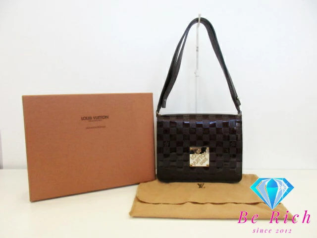 ルイ ヴィトン LOUIS VUITTON ヴェルニ ダミエ キャバレー カーマイン ショルダーバッグ M92126 ハンドバッグ 肩掛け 鞄 【中古】【送料無料】 bk9368