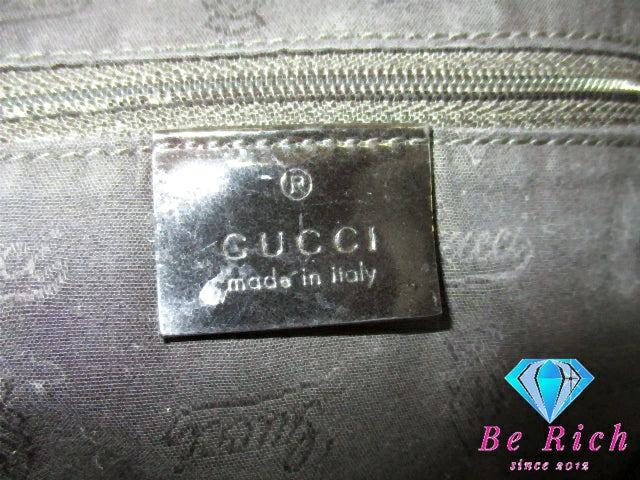 グッチ GUCCI トートバッグ 211975 GG ブラウン 茶 キャンバス パテント レザー ロゴ ハンドバッグ ショルダーバッグ 肩掛け 鞄 レディース【中古】【送料無料】 bk9386