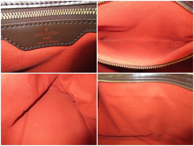 ルイ ヴィトン LOUIS VUITTON トートバッグ ショルダーバッグ ダミエ チェルシー N51119 エベヌ ブラウン 茶 PVC レザー ハンドバッグ 肩掛け バッグ 鞄 メンズ レディース 【中古】【送料無料】 bk9892