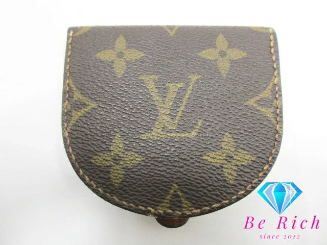 ルイ ヴィトン LOUIS VUITTON コインケース M61960 モノグラム ポルト モネ キュヴェット ブラウン 茶 PVC レザー LV ロゴ 小銭入れ コンパクト ウォレット 【中古】【送料無料】 bs3220