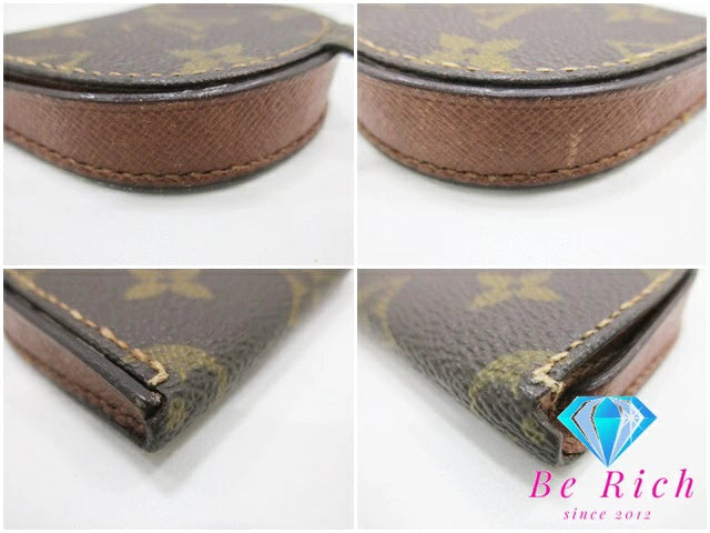 ルイ ヴィトン LOUIS VUITTON コインケース M61960 モノグラム ポルト モネ キュヴェット ブラウン 茶 PVC レザー LV ロゴ 小銭入れ コンパクト ウォレット 【中古】【送料無料】 bs3220