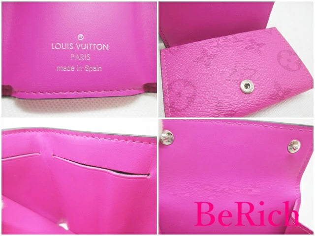 ルイ ヴィトン LOUIS VUITTON ディスカバリー コンパクト ウォレット 三つ折り財布 札入れ M30773 モノグラム PVC レザー タイガ フューシャ ピンク ロゴ【中古】【送料無料】 bs3327