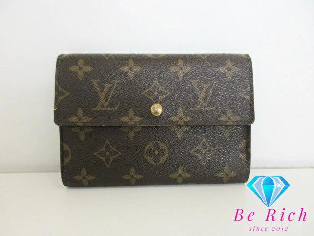 ルイ ヴィトン LOUIS VUITTON 三つ折り財布 モノグラム ポルト