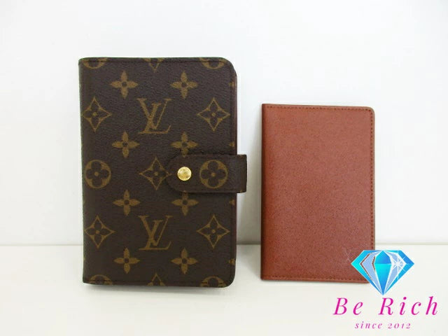 ルイ ヴィトン LOUIS VUITTON モノグラム ポルト パピエ ジップ M61207 LV ロゴ 二つ折り財布 中財布 ミディアム ウォレット 【中古】【送料無料】 bs3842