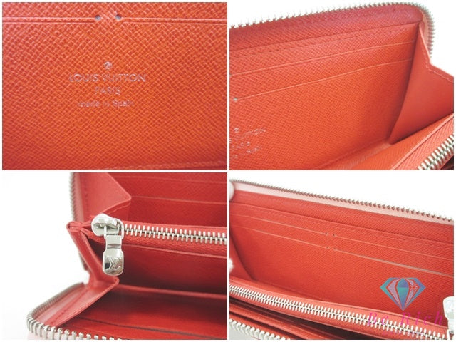 美品 ルイ ヴィトン LOUIS VUITTON エピ ポルトフォイユ クレマンス M62967 ローズ バレリーヌ コクリコ ロゴ 【中古】【送料無料】 bs4191