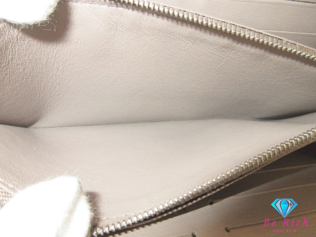 ルイ ヴィトン LOUIS VUITTON ポルト フォイユ カプシーヌ M61250 マグノリア ピンク トリヨン レザー LV ロゴ 長財布 二つ折り財布 ロング ウォレット 【中古】【送料無料】 bs4207