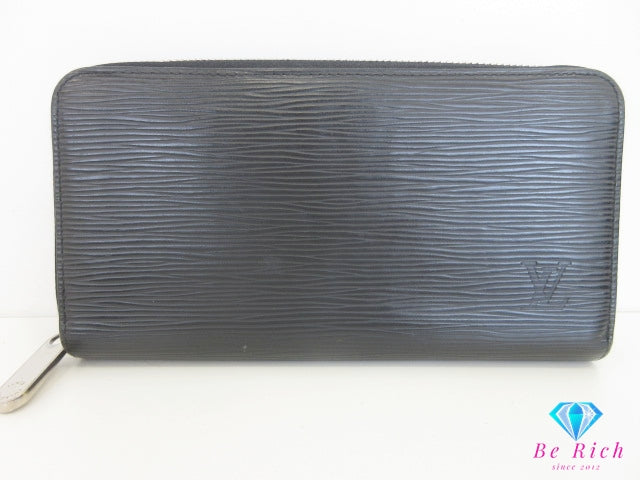 ルイ ヴィトン LOUIS VUITTON エピ ジッピー ウォレット M61857 ラウンド ファスナー 二つ折り財布 長財布 ノワール 黒 ブラック レザー LV ロゴ ロング 【中古】【送料無料】 bs4215