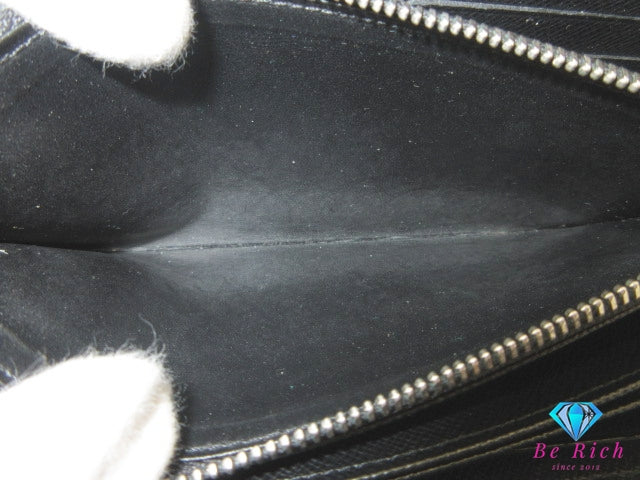 ルイ ヴィトン LOUIS VUITTON エピ ジッピー ウォレット M61857 ラウンド ファスナー 二つ折り財布 長財布 ノワール 黒 ブラック レザー LV ロゴ ロング 【中古】【送料無料】 bs4215
