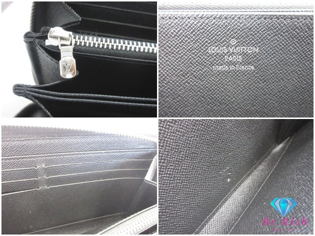 ルイ ヴィトン LOUIS VUITTON エピ ジッピー ウォレット M61857 ラウンド ファスナー 二つ折り財布 長財布 ノワール 黒 ブラック レザー LV ロゴ ロング 【中古】【送料無料】 bs4215