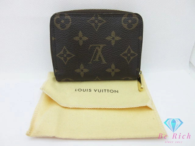 ルイ ヴィトン LOUIS VUITTON モノグラム ジッピー コイン パース M60067 茶 ブラウン PVC レザー 小銭入れ カード ケース コンパクト ウォレット 【中古】【送料無料】 bs4240