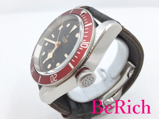 美品 チューダー TUDOR ヘリテージ ブラック ベイ 自動巻き メンズ 腕時計 79230R ブラック 黒 文字盤 SS レザー ブレス オートマ AT アナログ ウォッチ チュードル BLACK BAY 【中古】【送料無料】 bt2850