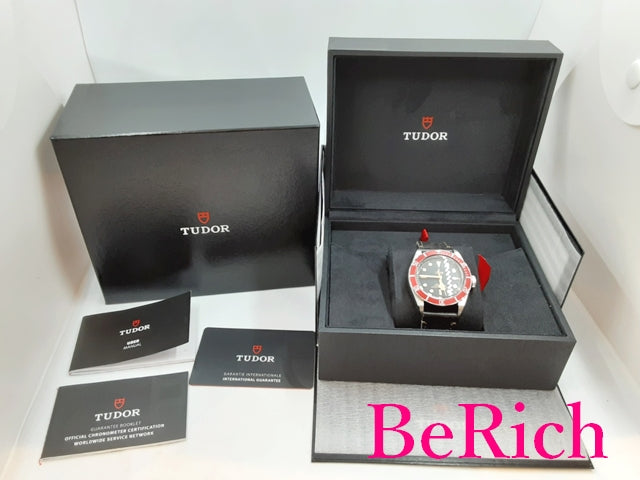 美品 チューダー TUDOR ヘリテージ ブラック ベイ 自動巻き メンズ 腕時計 79230R ブラック 黒 文字盤 SS レザー ブレス オートマ AT アナログ ウォッチ チュードル BLACK BAY 【中古】【送料無料】 bt2850