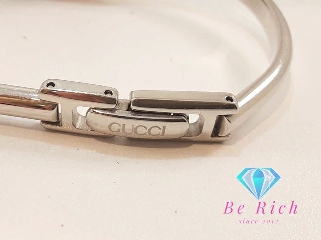グッチ GUCCI レディース 腕時計 バングル ウォッチ 1000L スクエア シルバー SS ブレス アナログ クォーツ QZ 【中古】【送料無料】 bt3282