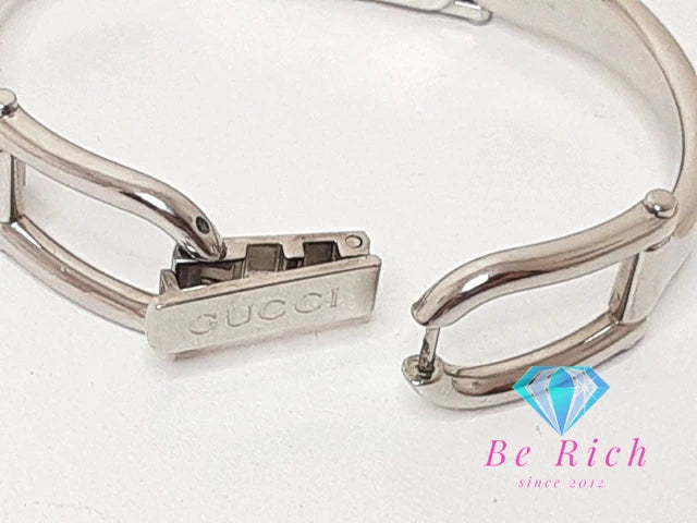 グッチ GUCCI レディース 腕時計 バングル ウォッチ 1500L シルバー SS ブレス レクタンギュラー アナログ クォーツ QZ 【中古】【送料無料】 bt3329
