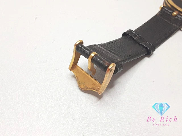 グッチ GUCCI メンズ 腕時計 黒 ブラック SS レザー アナログ クォーツ QZ ウォッチ アンティーク ヴィンテージ 【中古】【送料無料】 bt3345