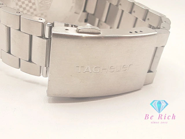 美品 タグホイヤー TAG HEUER フォーミュラ 1 クロノグラフ CAZ1014 メンズ 腕時計 デイト 200M 防水 青 ブルー シルバー SS ブレス クォーツ QZ ウォッチ FORMULA 【中古】【送料無料】 bt3377