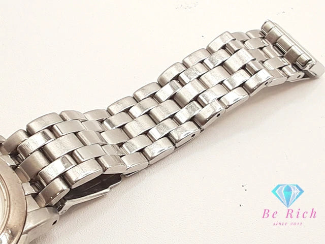 バーバリー BURBERRY レディース 腕時計 5530-F51693 白 ホワイト シルバー SS ブレス ロゴ アナログ クォーツ QZ ウォッチ Burberrys 【中古】【送料無料】 bt3394