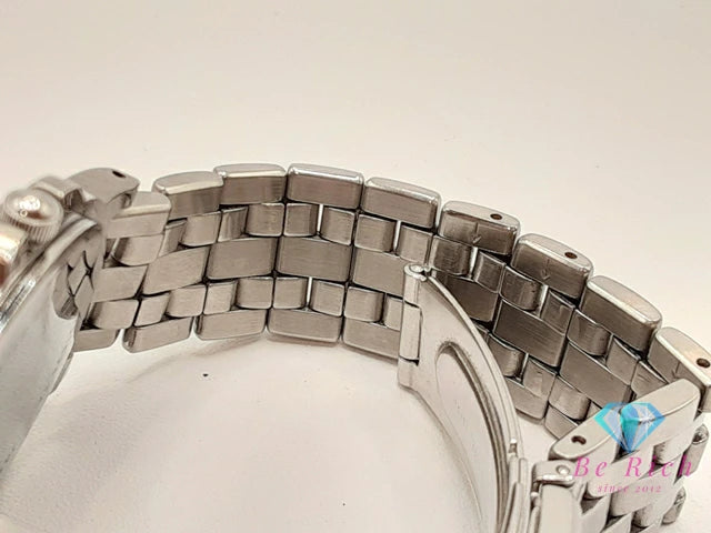 バーバリー BURBERRY レディース 腕時計 5530-F51693 白 ホワイト シルバー SS ブレス ロゴ アナログ クォーツ QZ ウォッチ Burberrys 【中古】【送料無料】 bt3394