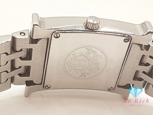 エルメス HERMES Hウォッチ HH1.210 レディース 腕時計 シルバー SS ブレス ロゴ アナログ クォーツ QZ ウォッチ 【中古】【送料無料】 bt3398