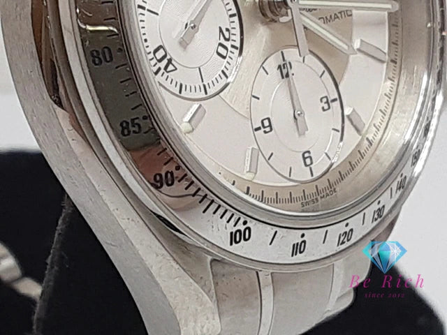 オメガ OMEGA スピードマスター デイト クロノグラフ 自動巻き メンズ 腕時計 3513.30 白 ホワイト シルバー SS ブレス オートマ AT アナログ ウォッチ Speedmaster 【中古】【送料無料】 bt3411