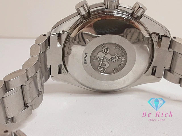 オメガ OMEGA スピードマスター デイト クロノグラフ 自動巻き メンズ 腕時計 3513.30 白 ホワイト シルバー SS ブレス オートマ AT アナログ ウォッチ Speedmaster 【中古】【送料無料】 bt3411