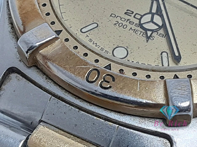 タグホイヤー TAG HEUER プロフェッショナル 2000 964.006 腕時計 デイト ゴールド シルバー SS ブレス アナログ クオーツ QZ ウォッチ メンズ レディース ボーイズ ユニセックス 【中古】【送料無料】 bt3418