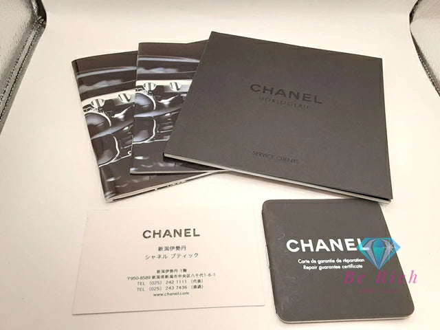 シャネル CHANEL J12 33mm セラミック デイト レディース 腕時計 H0682 ブラック 黒 SS ブレス アナログ クオーツ QZ ウォッチ 【中古】【送料無料】 bt3432