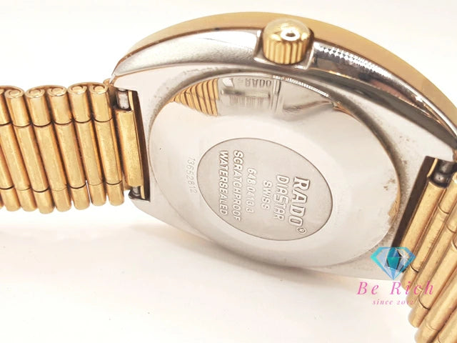 ラドー RADO ダイヤスター 自動巻き メンズ 腕時計 648.0413.3 デイデイト ゴールド SS GP ブレス アナログ オートマ AT ウォッチ ヴィンテージ アンティーク 【中古】【送料無料】 bt3438