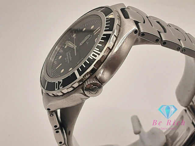 オメガ OMEGA シーマスター プロフェッショナル 200 メンズ 腕時計 デイト 396.1062 黒 ブラック シルバー SS ブレス アナログ クオーツ QZ ウォッチ SEAMASTER 【中古】【送料無料】 bt3450