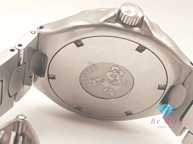 オメガ OMEGA シーマスター プロフェッショナル 200 メンズ 腕時計 デイト 396.1062 黒 ブラック シルバー SS ブレス アナログ クオーツ QZ ウォッチ SEAMASTER 【中古】【送料無料】 bt3450