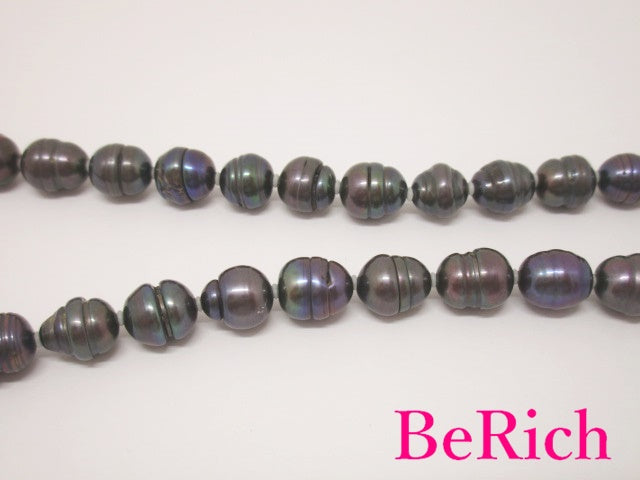黒蝶 真珠 パール 7 - 8mm 珠 バロック系 ネックレス ペンダント シルバー SILVER SV 宝石 ジュエリー アクセサリー パーティ フォーマル 【中古】【送料無料】dgs3229