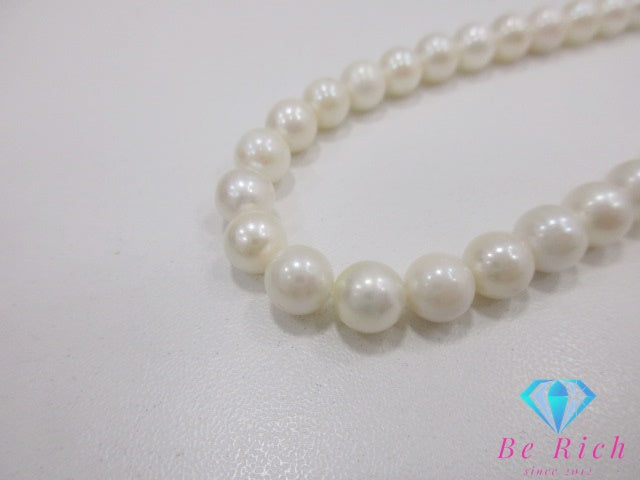 パール 真珠 7mm - 7.5mm 珠 ネックレス ペンダント SILVER シルバー ジュエリー アクセサリー パーティ フォーマル 【中古】【送料無料】dgs4272