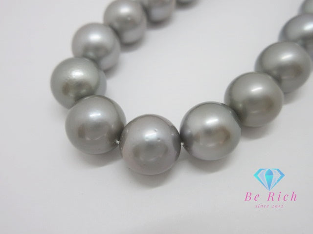 黒蝶真珠 パール 真珠 9.5 - 11.5mm 珠 パール ネックレス ペンダント シルバー SILVER SV 宝石 ジュエリー アクセサリー パーティ フォーマル 【中古】【送料無料】dgs4401