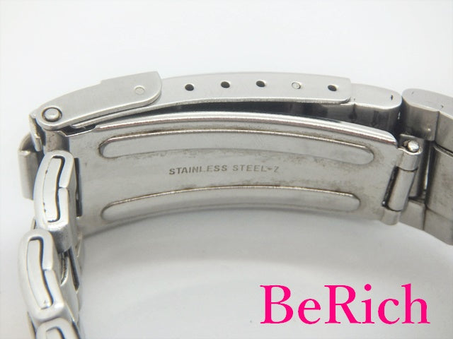 セイコー SEIKO クロノグラフ メンズ 腕時計 デイト V657-9010 青 ブルー 文字盤 SS シルバー アナログ クォーツ QZ ウォッチ 【中古】【送料無料】 ht3847