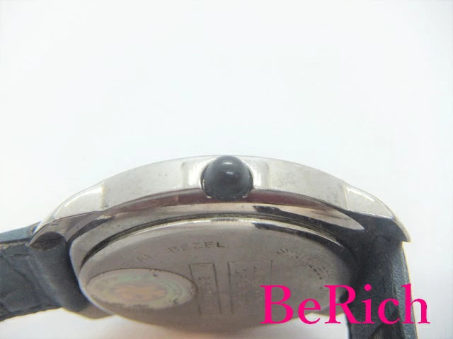 ブローバ BULOVA ベネトン BENETTON メンズ 腕時計 白 ホワイト 文字盤 SS 青 ブルー レザー アナログ QZ クォーツ ウォッチ 【中古】【送料無料】 ht3917