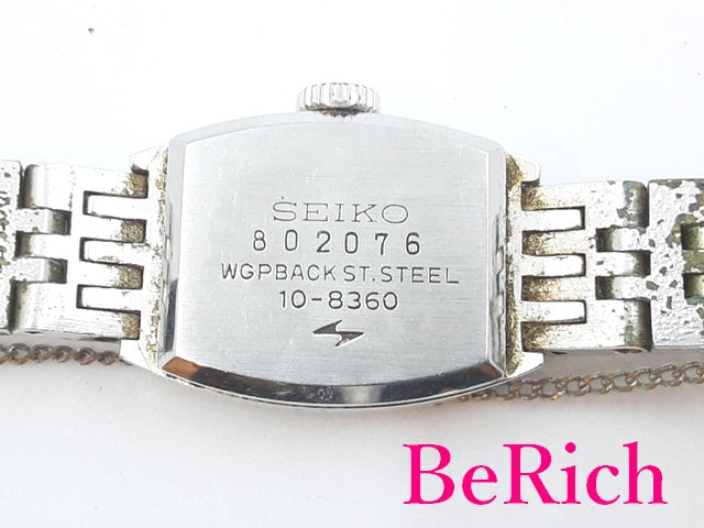 セイコー SEIKO レディース 腕時計 10-8360 シルバー 文字盤 SS 手巻き アンティーク アナログ ウォッチ 【中古】【送料無料】 ht4283