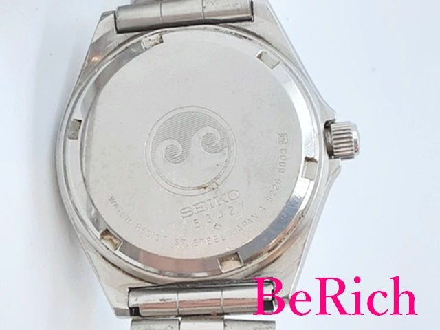 セイコー SEIKO シルバーウェーブ メンズ 腕時計 デイデイト 8229-8000 白 シルバー 文字盤 SS ブレス クォーツ QZ ウォッチ 【中古】【送料無料】 ht4415