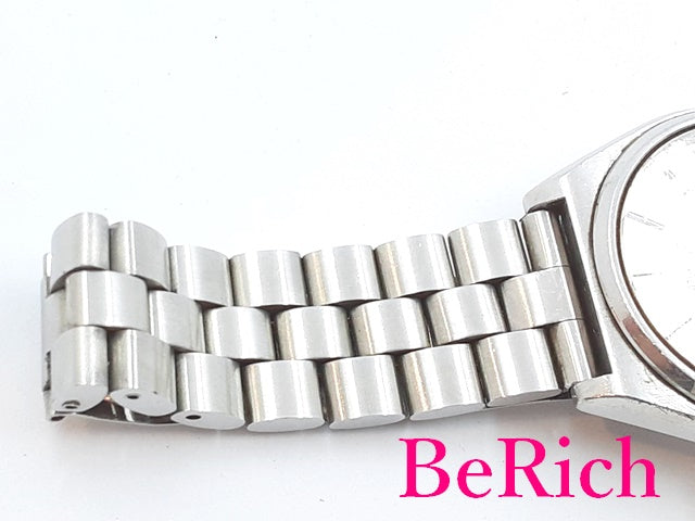 セイコー SEIKO シルバーウェーブ メンズ 腕時計 デイデイト 8229-8000 白 シルバー 文字盤 SS ブレス クォーツ QZ ウォッチ 【中古】【送料無料】 ht4415