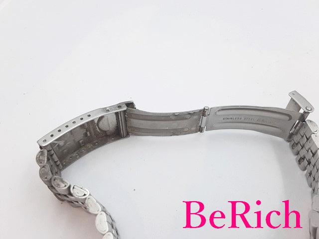 テクノス TECHNOS メンズ 腕時計 デイト シルバー 文字盤 SS ブレス アナログ クォーツ QZ ウォッチ 【中古】【送料無料】 ht4721