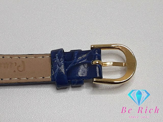 ピエールカルダン PIERRE CARDIN レディース 腕時計 シルバー ブルー 青 SS レザー アナログ クォーツ QZ ウォッチ 【中古】【送料無料】ht4864